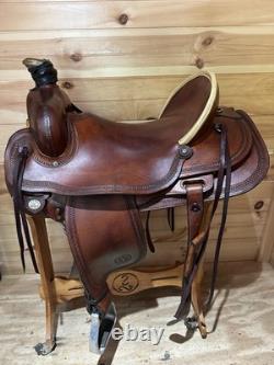 18 Circle Y All-Around Ranch Roper Western Saddle Model 1124