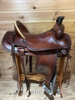 18 Circle Y All-Around Ranch Roper Western Saddle Model 1124