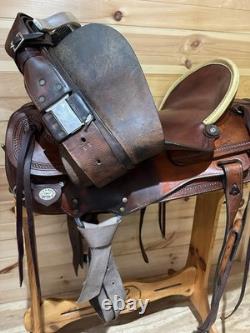 18 Circle Y All-Around Ranch Roper Western Saddle Model 1124