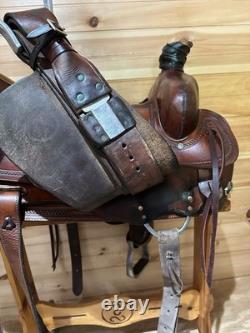 18 Circle Y All-Around Ranch Roper Western Saddle Model 1124