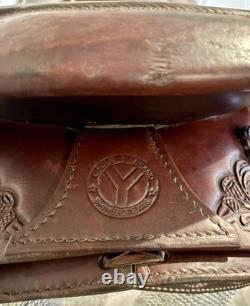 18 Circle Y Park and Trail Regular Tree Western Saddle Model 3825 Walnut 1992