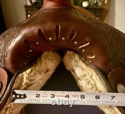 18 Circle Y Park and Trail Regular Tree Western Saddle Model 3825 Walnut 1992