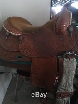 18 Custom Made Broken Horn Western Show Saddle #4679