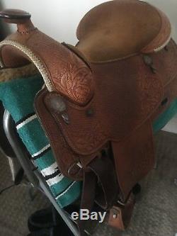 18 Custom Made Broken Horn Western Show Saddle #4679