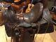 1800's Antique High Back Cowboy Western Saddle F A Meanea Full Size Adult Seat