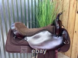 19 BIG HORN Western Trail Saddle #256 BROWN Light Weight