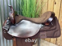 19 BIG HORN Western Trail Saddle #256 BROWN Light Weight