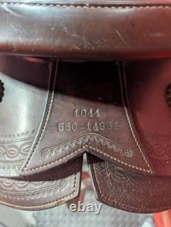 1940s Hereford Ranch Saddle withMetal Horn