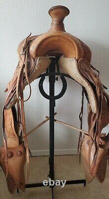 1951 Porter Yarnnel Stamped Western Roping Saddle withAccesories Original Catalog