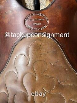 1968 Dale Harwood 14.75 Ranch/Roping Western Saddle