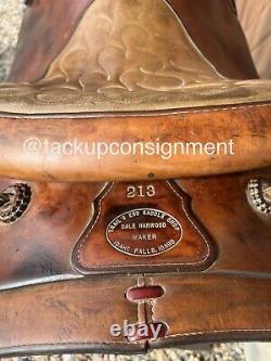 1968 Dale Harwood 14.75 Ranch/Roping Western Saddle