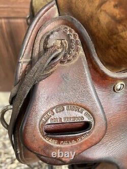 1968 Dale Harwood 14.75 Ranch/Roping Western Saddle