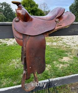1971 Fallis Saddlery Genuine Balanced Ride Western Saddle