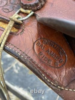 1971 Fallis Saddlery Genuine Balanced Ride Western Saddle