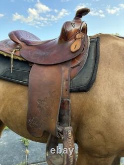 1971 Fallis Saddlery Genuine Balanced Ride Western Saddle