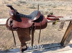 1975 Smith & Edwards Western Trail Saddle 15 seat Made in Ogden UT Bundle