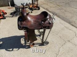 1997 PILAND WESTERN SADDLE maybe 17 1/2 cutting saddle ranch cow working