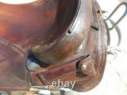 1997 PILAND WESTERN SADDLE maybe 17 1/2 cutting saddle ranch cow working