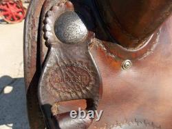 1997 PILAND WESTERN SADDLE maybe 17 1/2 cutting saddle ranch cow working