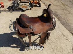 1997 PILAND WESTERN SADDLE maybe 17 1/2 cutting saddle ranch cow working