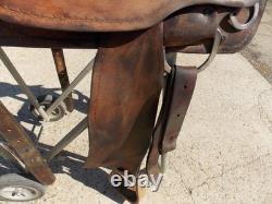 1997 PILAND WESTERN SADDLE maybe 17 1/2 cutting saddle ranch cow working
