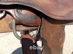 1997 PILAND WESTERN SADDLE maybe 17 1/2 cutting saddle ranch cow working