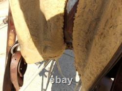 1997 PILAND WESTERN SADDLE maybe 17 1/2 cutting saddle ranch cow working