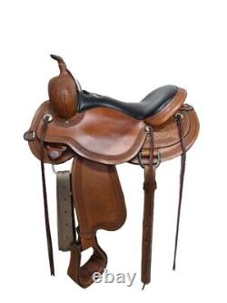 2-1220 16.5 inch Used Circle Y Julie Goodnight Western Trail Saddle