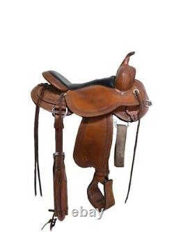 2-1220 16.5 inch Used Circle Y Julie Goodnight Western Trail Saddle