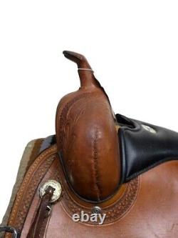 2-1220 16.5 inch Used Circle Y Julie Goodnight Western Trail Saddle