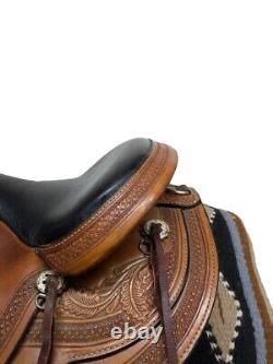 2-1220 16.5 inch Used Circle Y Julie Goodnight Western Trail Saddle