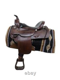 2-1276 15.5 inch Used Circle Y Western Trail Saddle Equitation Model