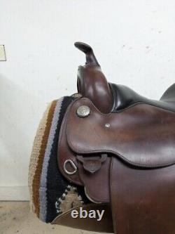 2-1276 15.5 inch Used Circle Y Western Trail Saddle Equitation Model