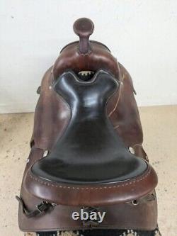 2-1276 15.5 inch Used Circle Y Western Trail Saddle Equitation Model