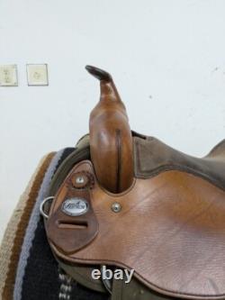 2-1299 15 inch Used Fabtron Western Trail Saddle