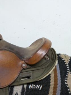 2-1299 15 inch Used Fabtron Western Trail Saddle