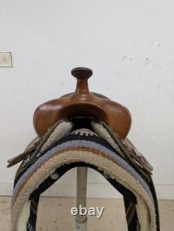 2-1299 15 inch Used Fabtron Western Trail Saddle