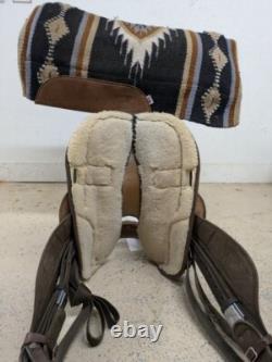 2-1299 15 inch Used Fabtron Western Trail Saddle