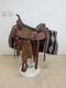 2-1311 14.5 Inch Used Hr Saddlery Western Roughout Trail Saddle