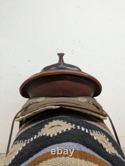 2-1318 Used 15 inch Circle Y High Horse Rosebud Western Trail Saddle Extra Wide