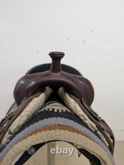 2-1327 14 inch Used Circle Y High Horse Western Daisetta Trail Saddle Wide Tree