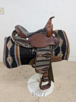 2-1335 14.5 inch Used Fabtron Western Trail Saddle