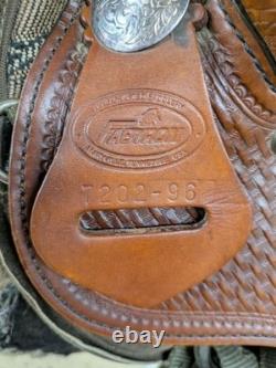 2-1335 14.5 inch Used Fabtron Western Trail Saddle