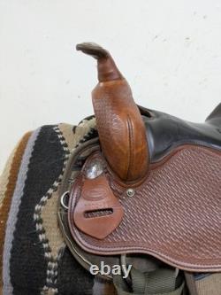 2-1335 14.5 inch Used Fabtron Western Trail Saddle
