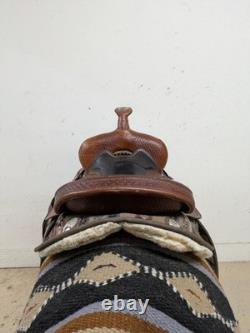 2-1335 14.5 inch Used Fabtron Western Trail Saddle