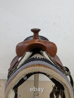 2-1335 14.5 inch Used Fabtron Western Trail Saddle