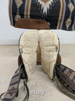 2-1335 14.5 inch Used Fabtron Western Trail Saddle
