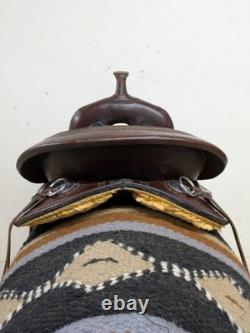 2-1350 15 inch Used Circle Y Western Gillette Trail Saddle Wide Tree