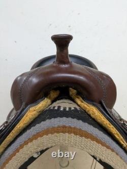 2-1350 15 inch Used Circle Y Western Gillette Trail Saddle Wide Tree