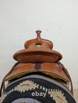 2-1351 14 inch Used McCall Mclite Western All Around Saddle Regular Tree